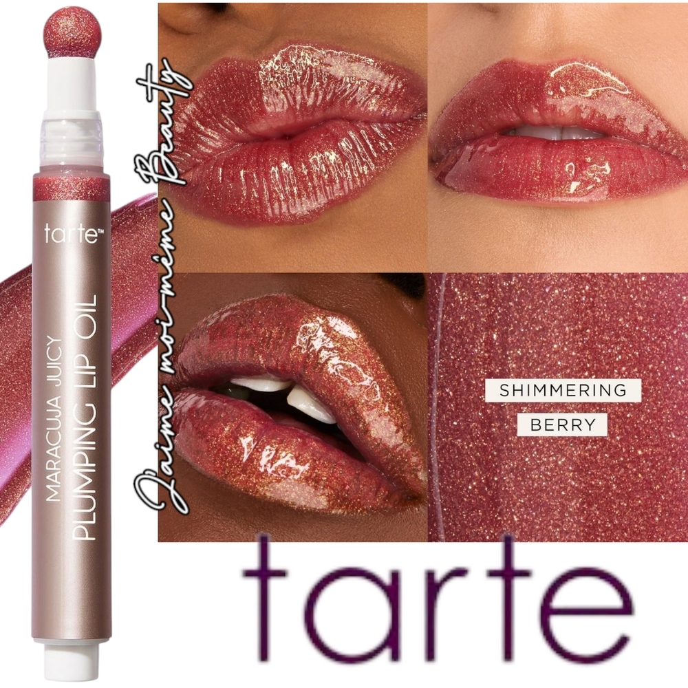 Tarte Maracuja Shimmerglass Plumping Lip Oil - Shimmering Berry